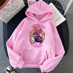 Sailor Moon Kawaii Anime Harajuku Hoodie Women Ullzang Cute Cat Cartoon Korean Style Sweatshirt 90s Fashion Graphic Hoody Female