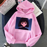 Sailor Moon Kawaii Anime Harajuku Hoodie Women Ullzang Cute Cat Cartoon Korean Style Sweatshirt 90s Fashion Graphic Hoody Female