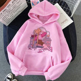 Sailor Moon Kawaii Anime Harajuku Hoodie Women Ullzang Cute Cat Cartoon Korean Style Sweatshirt 90s Fashion Graphic Hoody Female