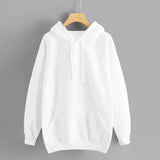 Winter Sweatshirt Women's Hoody Long Sleeve Hoodies Hooded Pullover Tops Blouse With Pocket Soild Sweatshirts For Women #D7