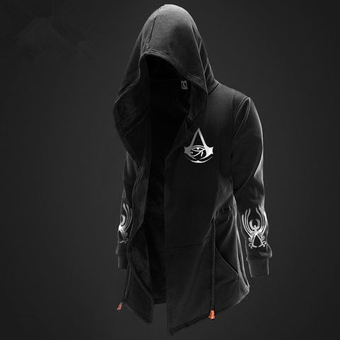 Zogaa Hoodies Men Brand Moletom толстовка Assassin Master Long Sleeve Assassins Creed Hood Sweatshirt Casual Pullover Sportswear Cotumes