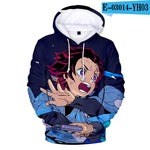 3D Cool New Arrival Demon Slayer Kimetsu no Yaiba hooded Sweatshirt Fashion Trend Style New 3D Cool Women/men Winter Hoodies