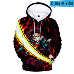 3D Cool New Arrival Demon Slayer Kimetsu no Yaiba hooded Sweatshirt Fashion Trend Style New 3D Cool Women/men Winter Hoodies