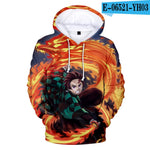 3D Cool New Arrival Demon Slayer Kimetsu no Yaiba hooded Sweatshirt Fashion Trend Style New 3D Cool Women/men Winter Hoodies