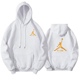 New Jordan print Hoodies Sweatshirts Skateboard Men Women print Pullover Hip Hop Streetwear Casual black gray Hoody Oversize