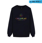 Top band clothing coldplay Britpop Alternative Rock cotton hoodies long sleeve hoodie sweatshirt men women hip hop sweatshirts