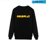 Top band clothing coldplay Britpop Alternative Rock cotton hoodies long sleeve hoodie sweatshirt men women hip hop sweatshirts