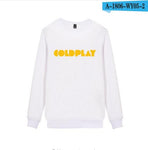 Top band clothing coldplay Britpop Alternative Rock cotton hoodies long sleeve hoodie sweatshirt men women hip hop sweatshirts