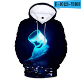 Men Sweatshirt cotton 3D digital printed hooded hoodie autumn outwear Winter Handsome Hooded Male hio hop clothes Sportswear