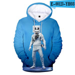 Men Sweatshirt cotton 3D digital printed hooded hoodie autumn outwear Winter Handsome Hooded Male hio hop clothes Sportswear