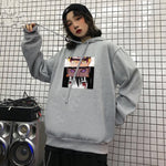 Autumn Winter 2019 naruto print mens hoodies oversized Japanese Anime sweatshirt Casual harajuku hip hop Couple Black streetwear