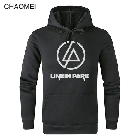 Men New Style Hoodies Linkin Park Sweatshirts Hip Hop Lincoln Rock Men's Long Sleeve Warm Fleece Fashion Casual Hoody C104