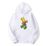 Casual The Simpsons Print Hip Hop long Sleeve Men's and Women's Funny hoodie Harajuku Sweatshirt Top