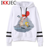 It Clowns Funny Cartoon Hoodies Men/women Pennywise Loser Horror Movie Sweatshirts Casual Hip Hop Streetwear Hoody Male/female