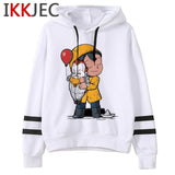 It Clowns Funny Cartoon Hoodies Men/women Pennywise Loser Horror Movie Sweatshirts Casual Hip Hop Streetwear Hoody Male/female