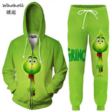 Whoholl Brand Men's Fashion Shrek/The Grinch 3d Hoodies Shrek Shirt Funny Hoodie Hip Hop Streetwear 3d Print Sweatshirts S-5XL