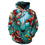 TUNSECHY NEW 2018 Hot Fashion Men/Women 3d Sweatshirts Print Spilled Milk Space Galaxy Hooded Hoodies Thin Unisex Pullovers Tops