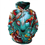 TUNSECHY NEW 2018 Hot Fashion Men/Women 3d Sweatshirts Print Spilled Milk Space Galaxy Hooded Hoodies Thin Unisex Pullovers Tops