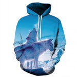 TUNSECHY NEW 2018 Hot Fashion Men/Women 3d Sweatshirts Print Spilled Milk Space Galaxy Hooded Hoodies Thin Unisex Pullovers Tops