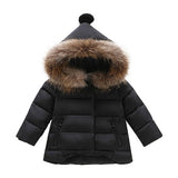 2018 Winter Baby Girls Coats Outwear Fashion Children Long Sleeve Children Jackets Clothing Warm Hooded Coat 1 2 3 4 5 6 Year