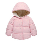 2018 Winter Baby Girls Coats Outwear Fashion Children Long Sleeve Children Jackets Clothing Warm Hooded Coat 1 2 3 4 5 6 Year