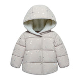 2018 Winter Baby Girls Coats Outwear Fashion Children Long Sleeve Children Jackets Clothing Warm Hooded Coat 1 2 3 4 5 6 Year