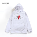 2018 Pennywise It Loser Sweatshirt Men Women The Losers Club Hoodie Casual Unisex Loser Club Sweatshirts Loser Lover Hoodies