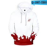 2018 Naruto Yondaime Hokage 3D Hoodies Men/women Fashion Namikaze Minato Harajuku Naruto 3D Print Men's Hoodies Sweatshirt