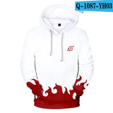 2018 Naruto Yondaime Hokage 3D Hoodies Men/women Fashion Namikaze Minato Harajuku Naruto 3D Print Men's Hoodies Sweatshirt