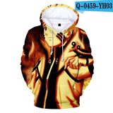 2018 Naruto Yondaime Hokage 3D Hoodies Men/women Fashion Namikaze Minato Harajuku Naruto 3D Print Men's Hoodies Sweatshirt