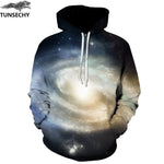 TUNSECHY Men/Women Hoodies With Hat Hoody Print Color Blocks Autumn Winter 3D Sweatshirts Hooded Hood Tops Wholesale and retail