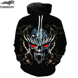 TUNSECHY Men/Women Hoodies With Hat Hoody Print Color Blocks Autumn Winter 3D Sweatshirts Hooded Hood Tops Wholesale and retail