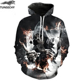 TUNSECHY Men/Women Hoodies With Hat Hoody Print Color Blocks Autumn Winter 3D Sweatshirts Hooded Hood Tops Wholesale and retail