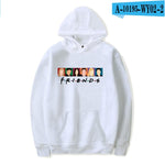 LUCKYFRIDAYF 2018 Unisex Friends Member Pop Fashion Warm-ing Soft Women Hoodies Sweatshirt Hip Hop Clothing