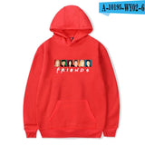 LUCKYFRIDAYF 2018 Unisex Friends Member Pop Fashion Warm-ing Soft Women Hoodies Sweatshirt Hip Hop Clothing