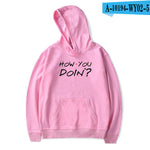 LUCKYFRIDAYF 2018 Unisex Friends Member Pop Fashion Warm-ing Soft Women Hoodies Sweatshirt Hip Hop Clothing