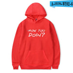 LUCKYFRIDAYF 2018 Unisex Friends Member Pop Fashion Warm-ing Soft Women Hoodies Sweatshirt Hip Hop Clothing