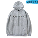 LUCKYFRIDAYF 2018 Unisex Friends Member Pop Fashion Warm-ing Soft Women Hoodies Sweatshirt Hip Hop Clothing