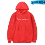 LUCKYFRIDAYF 2018 Unisex Friends Member Pop Fashion Warm-ing Soft Women Hoodies Sweatshirt Hip Hop Clothing